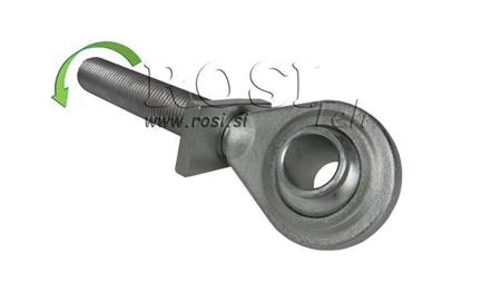 závitový hák pre ťahacie zariadenie štandardná kategória 1 m27x3 ľavý závit