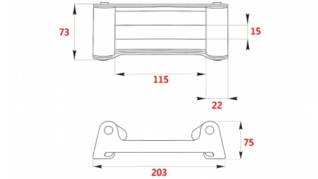 RULLGUIDE FÖR STÅLKABEL DWH 4500 HDL