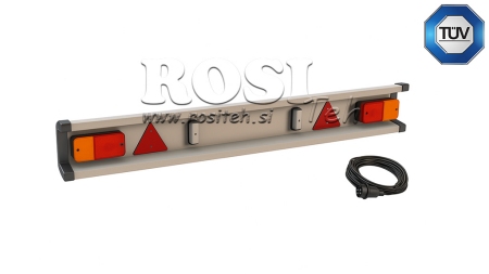 BARA DE REMORQUE TÜV MODÈLE AVEC LUMIÈRES 2150mm