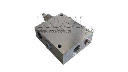 KÉTSEBESSÉGŰ SZELEP KOCKA HI-LO VRSP V1230 95liter - 350bar