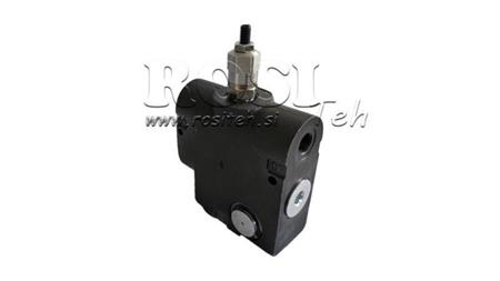 PRIORITETSVENTIL 1/2 MED SKALA OCH SÄKERHETSVENTIL 0-60lit, 0-200bar