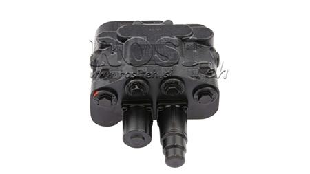 HYDRAULISCHE REGELKLEP DLM-122/2 2xP80 L/min LASTSENSING MET DRIJF FUNCTIE