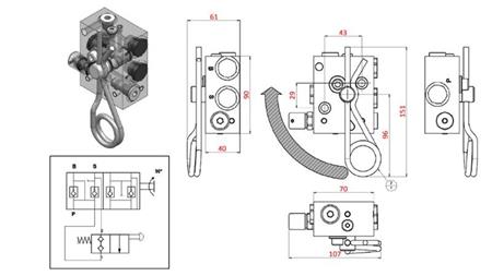 HYDRAULISCHE REMKLEP - VOOR AANHANGER TS 04.726.A