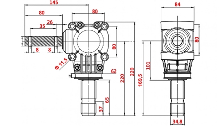 KALDKEERMEGA KÄIGUKAST L-150J 1:1 (12HP-9KW)