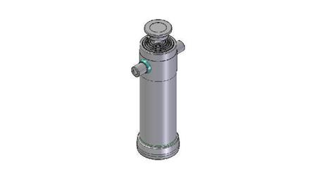 6010S - TELESCOPIC CYLINDER STANDARD/BALL 6 STAGES STROKE 2257 DIAMETER 152