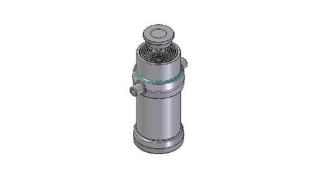 6055S - TELESCOPISK CYLINDER STANDARD/BOLL 6 STEG SLAG 2895 DIAMETER 215