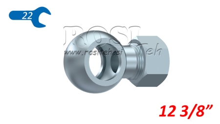 METALLILETKU BANJO 3/8 MUTTERILLA