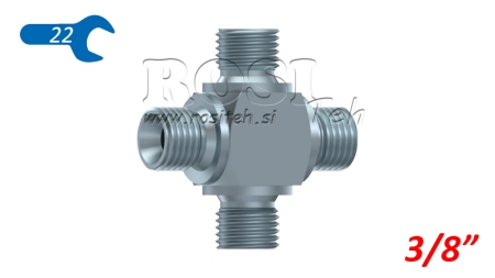 HYDRAULINEN T KIERRE UROS RISTI 3/8