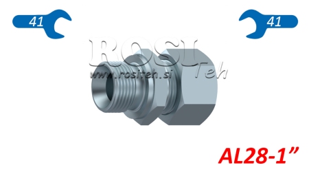 HYDRAULICKÝ DVOJITÝ SKRUTKOVÝ SPOJ S MATICOU AL28-BSP1