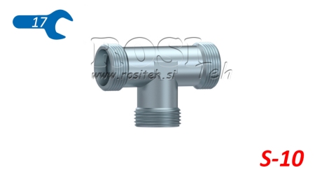 HYDRAULINEN T-HAARA S-10 UROS M18X1,5