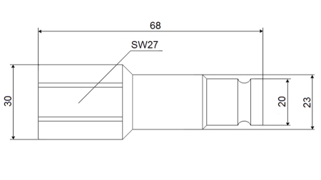 QUICK COUPLING EXCAVATOR FFH MALE 1/2