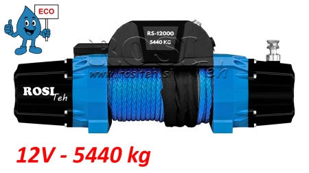 12 V ELEKTRIČNI VITEL RS-12000 - 5440 kg - SINTETIČNA VRV ECO