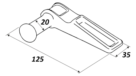 КЛИПС ЗА СТРАНИЧЕН ЗАЩИТЕН ТИП МАРОТА ЛЯВ