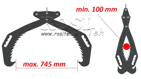 HÅND SKOVBRUGS GRIBER HD70 (700 MM) - MALET