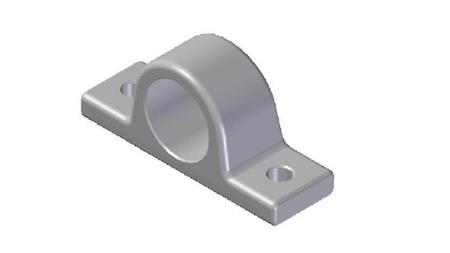 SUPORTE PARA CILINDRO TELESCÓPICO FI45