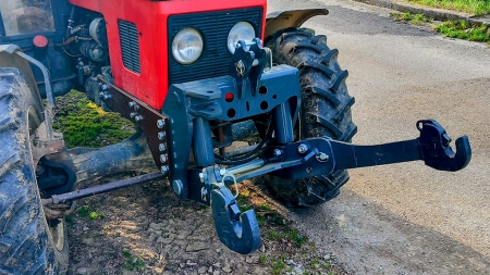 KIT IDRAULICO FRONTALE UNIVERSALE 2KAT PER TRACTOR 1500KG