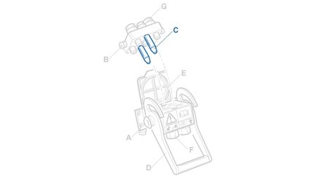 OHJAIMET MULTI-FASTER LIIKKUVA OSA