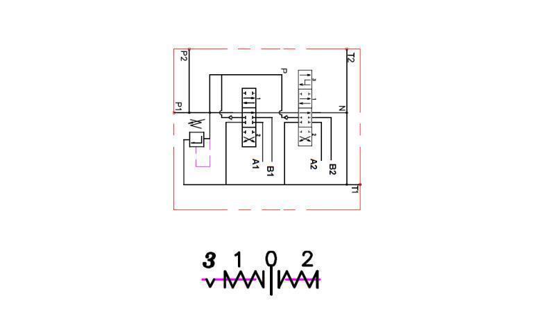 DIAGRAMA DE FIOS 2xP40 FLOTANTE