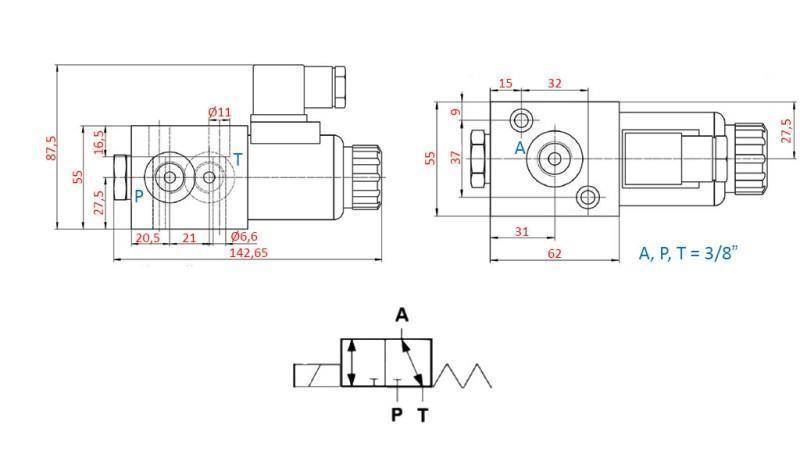 3-TIE VALVETTI 3/8 24V - 50lit
