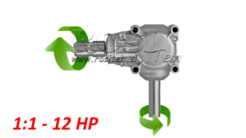 SZÖGHAJTÁS L-150J 1:1 (12HP-9kW)