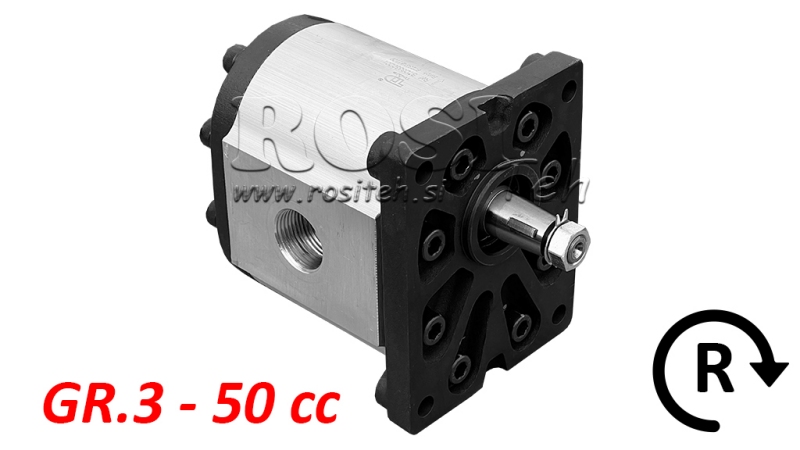 HYDRAULISCHE POMP GR.3 50 CC RECHTS - DRAAD