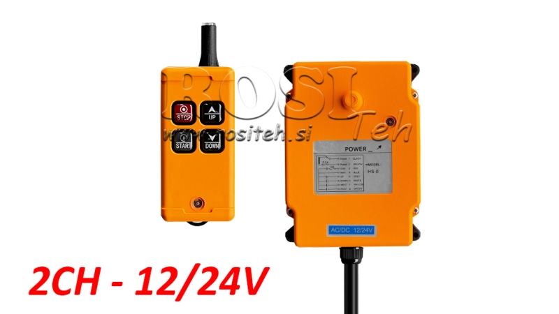 RADIOCOMANDO 2CH - 12/24V