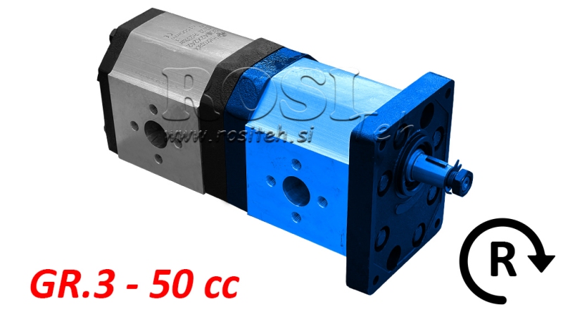 POMPA HYDRAULICZNA 30C50X241 PRZEDNI GR.3 50 CC PRAWA