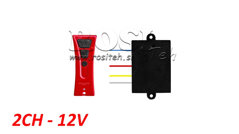 WIRELESS CONTROLLER SENPER FILI 2CH - 12V