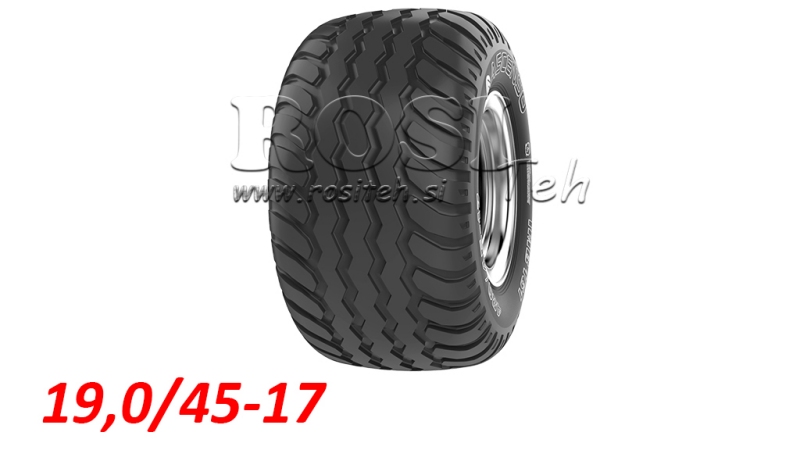 19.0/45-17 PNEUMATIKK AW708 14PL MED FELG 16,00X17