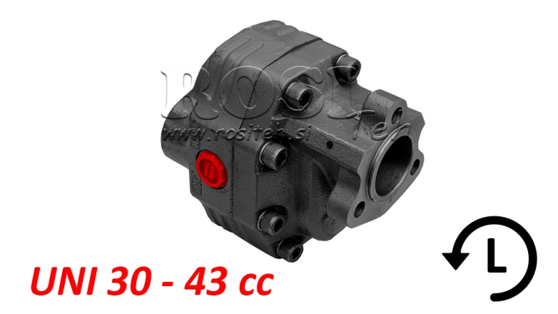 POMPA IDRAULICA IN GHISA UNI30-43cc-220 bar SINISTRA