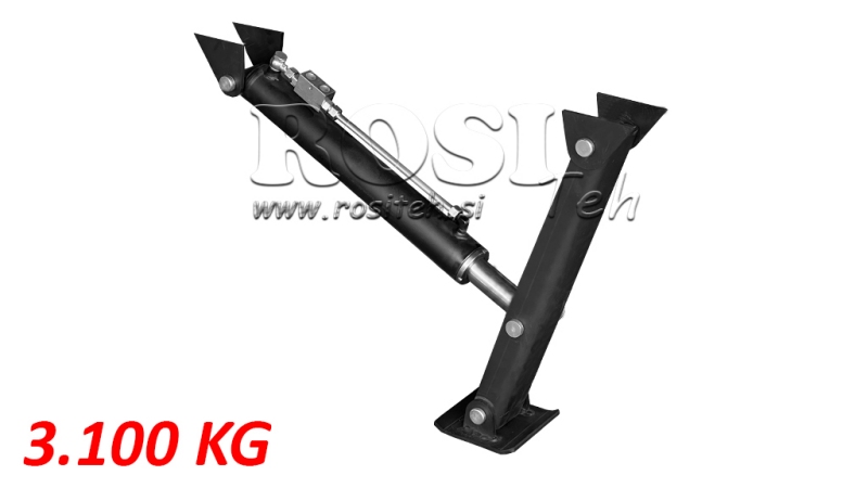 HYDRAULINEN JALKA KAKSISUUNTAINEN 380mm - 3.100kg