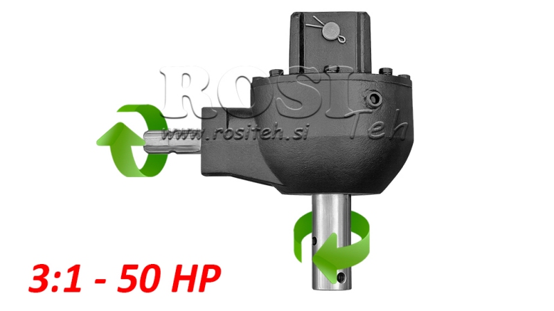 SZÖGHAJTÁS KSR50 3:1 (50HP-36,7kW)