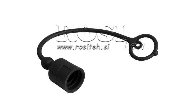 PROTECTIVE RUBBER COVER BLACK - MALE QUICK COUPLINGS