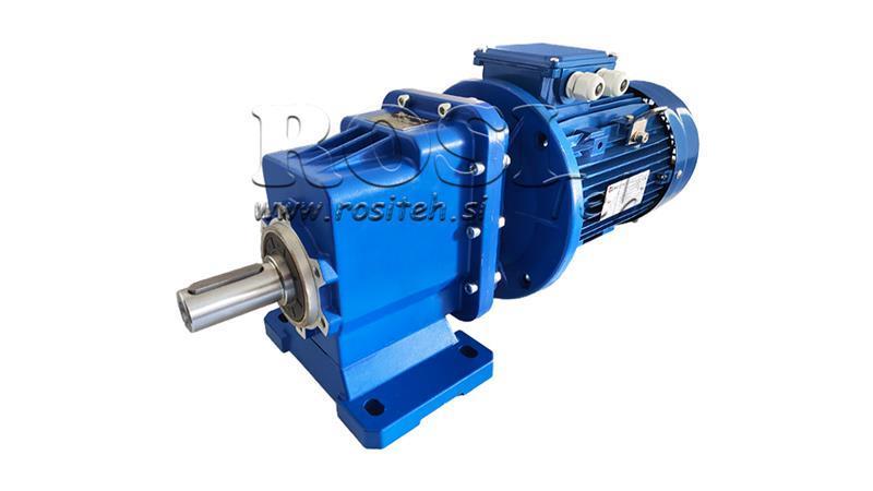 1Vaihe 3.0kW-SÄHKÖMOOTTORI ERC04 VÄHENTIMELLÄ MS100 56rpm