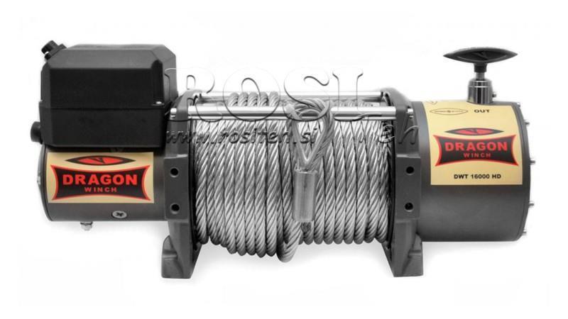 GARRAFA ELÉCTRICA DE 24 V DWT 16000 HD - 7257 KG