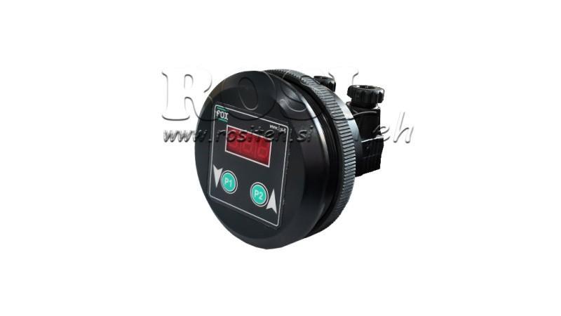 CHAVE DE PRESSÃO ELETRÔNICA COM MANÔMETRO KD59 0-400 BAR