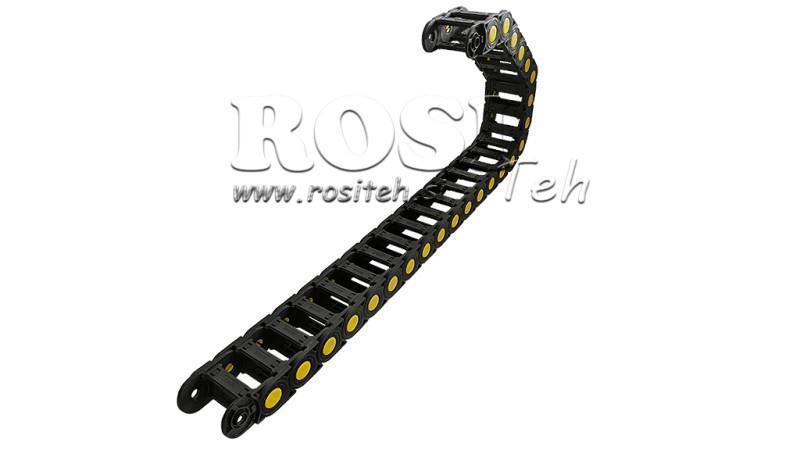 LEIDING KETTING VOOR HYDRAULISCHE SLANGEN CK25a (hoogte 25mm-breedte 60mm)