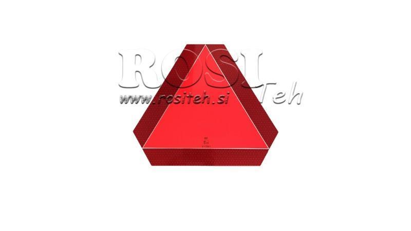ALU WARNING TRIANGLE dim.365x365mm