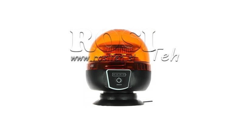LÂMPADA MAGNÉTICA ROTATIVA LED - FUNCIONA COM BATERIA