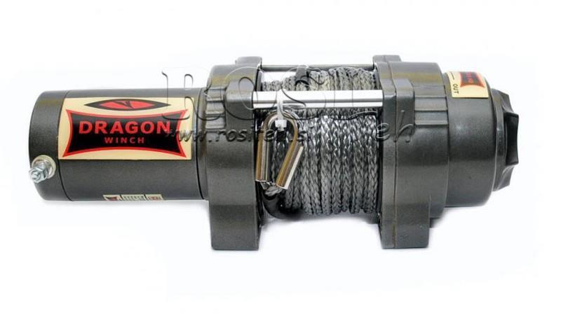 GARRA ELÉCTRICA 12 V DWH 4500 HD - 2041 kg - CABLE SINTÉTICO