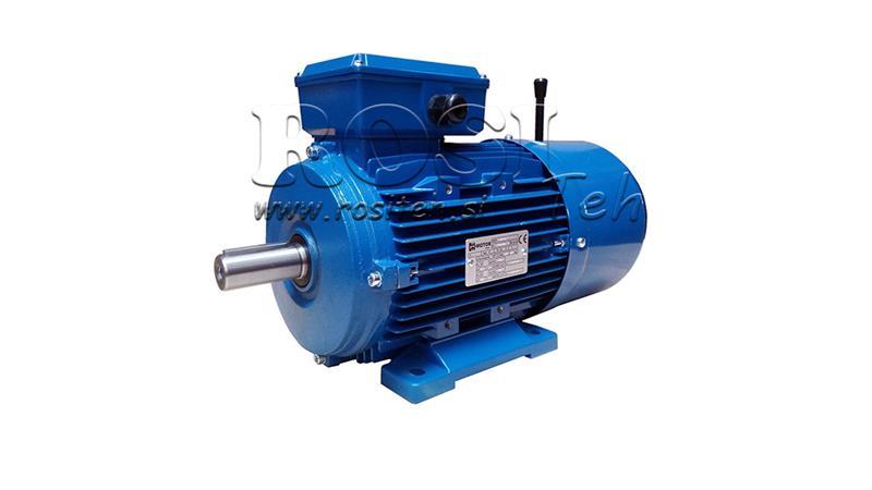 7.5kW-SÄHKÖMOOTTORI JARRULLA MSH132M-4_1450rpm 3Vaihe jalat-B3