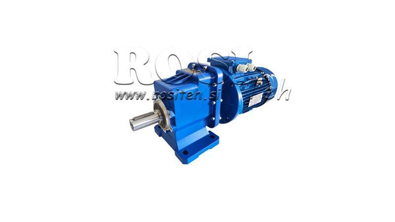 3Fase 1.1kW-MOTORE ELETTRICO CON RIDUTTORE ERC02 MS80 58rpm
