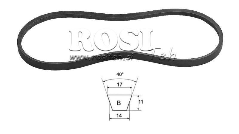V-SNAREN B29 -17mm lengte 737mm