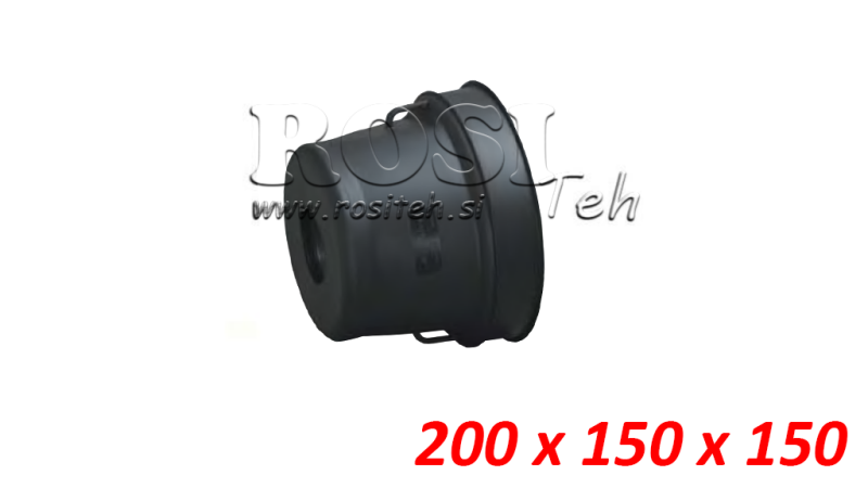 BESCHERMHULS VOOR P.T.O. PVC 200x150x150