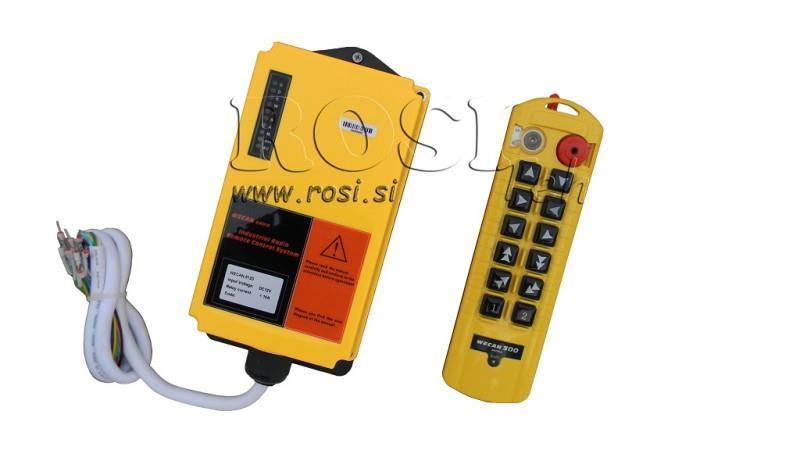 CONTROL REMOTO POR RADIO 12CH - 24V