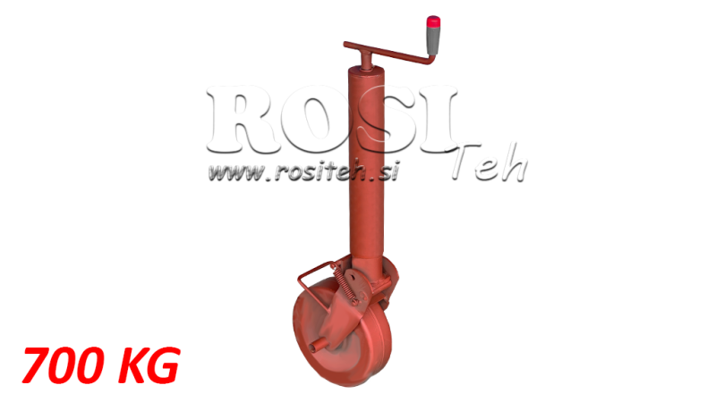 VĪTŅOTAS PARENGIMO KOJAS 240MM - 700KG SU PARENGIMO RATAIS