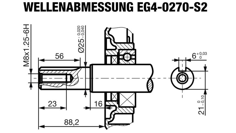 motore a benzina EG4-270cc-6.56kW-8.92HP-3,600 RPM-H-KW25x88.2-avviamento manuale
