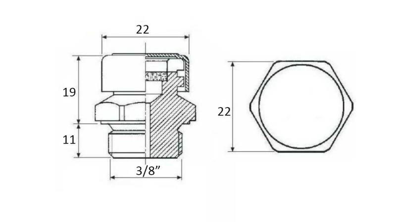 HYDRAULISCHE VENTILATIE VOOR PTO 3/8