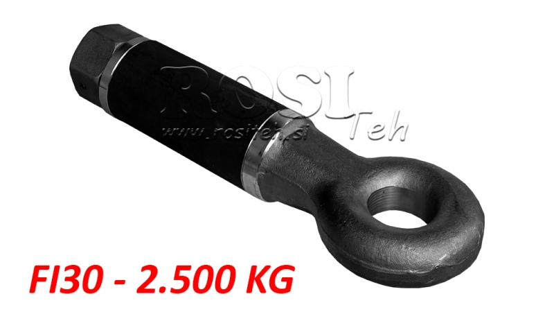 PULLING HOOK ROTATABLE FI30 2500/400KG