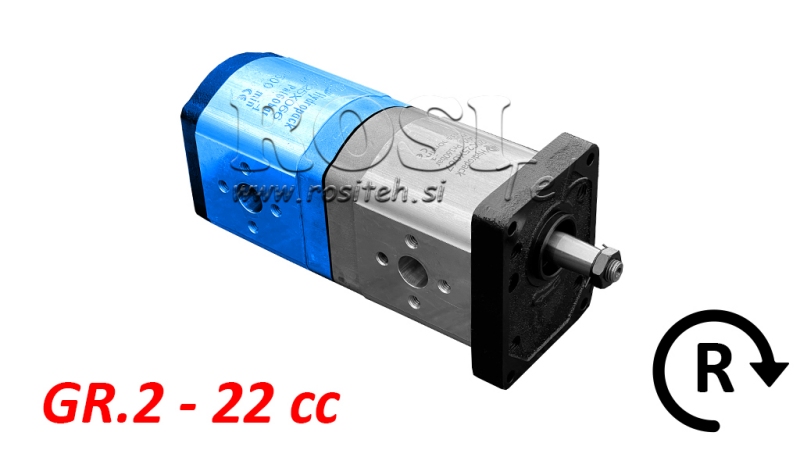 BOMBA HIDRÁULICA 20C22X066 TRASEIRA GR.2 22 CC DIREITA